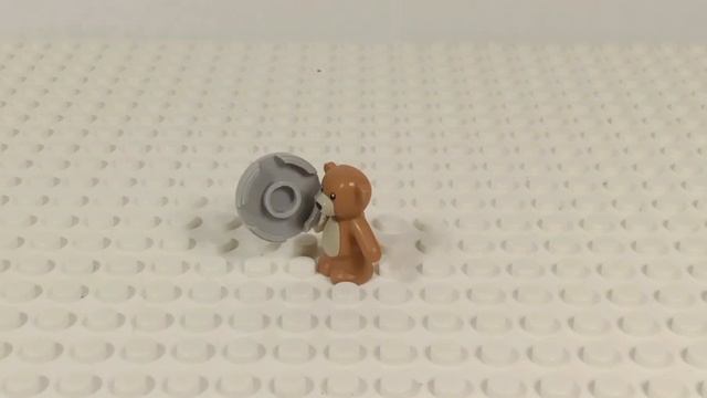 LEGO анимация железная шапка медведя!!
