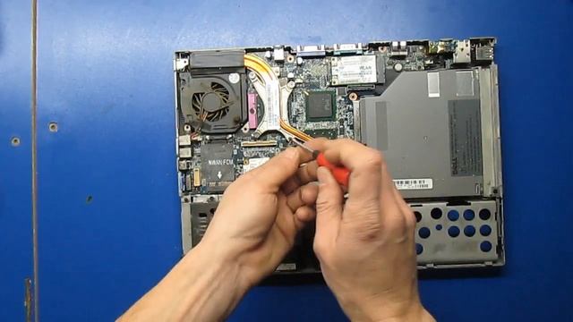 DELL Latitude D630  ремонт, восстановление, обслуживание, чистка и замена термопасты