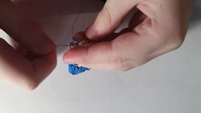 Как сделать маску квадробера  из бисера 3 ч