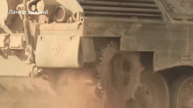 Удар FPV-дрона в танк Leopard 1A5 на Донбассе