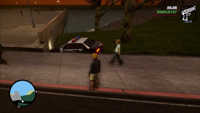 GTA SA. Заработала сирена - включились мозги
