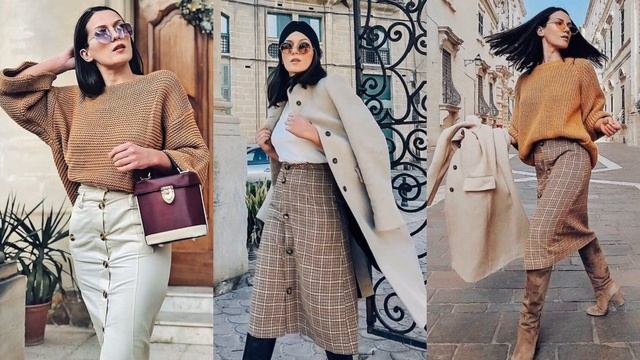 ШИКАРНЫЕ МОДЕЛИ СВИТЕРОВ С ЮБКАМИ И БРЮКАМИ В ИДЕАЛЬН?