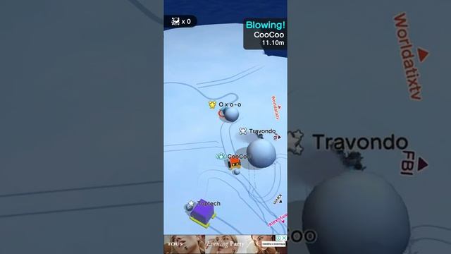 Snowball. Игра в снежки для малышей, детская игра.