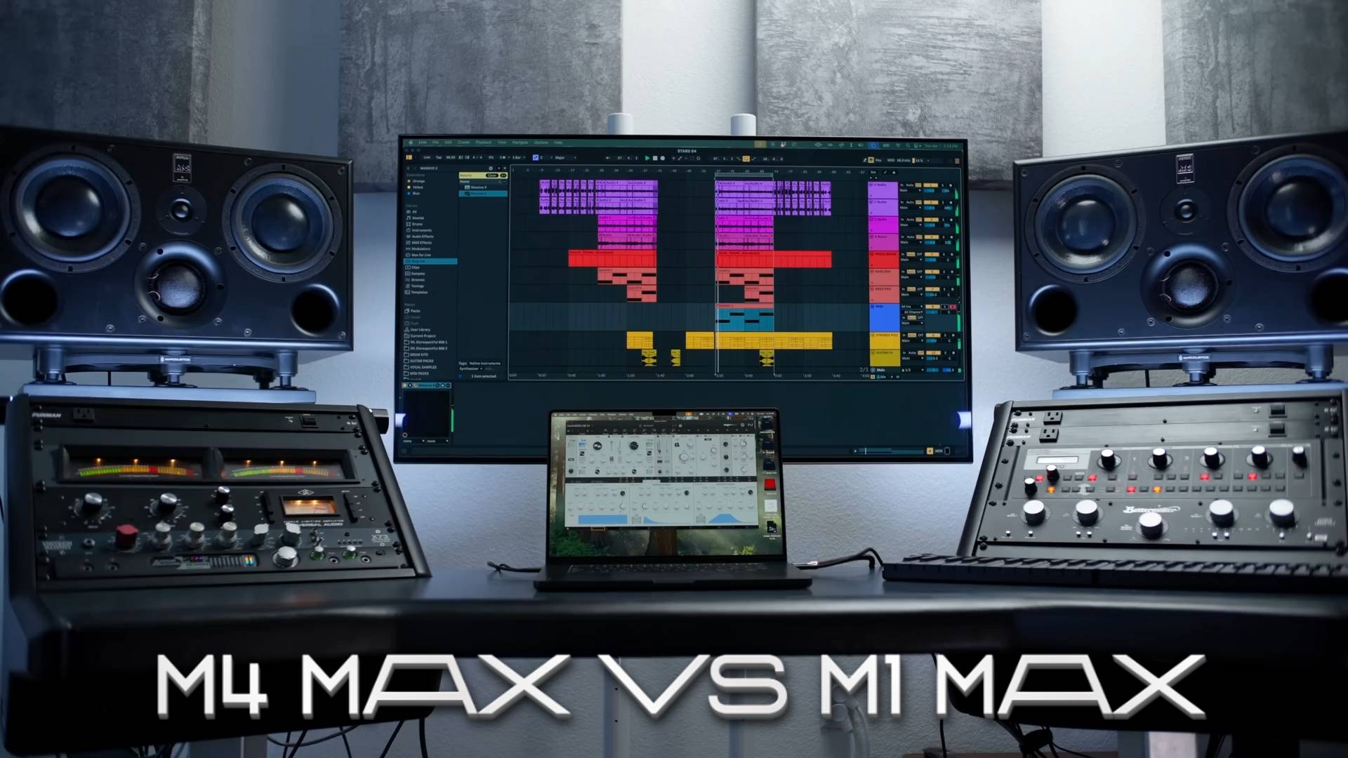 Best Laptop for Music Production 2025: MacBook Pro 16" M4 Max vs M1 Max