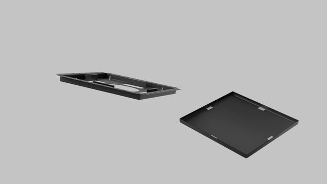 Решётка скрытого монтажа без вентилятора