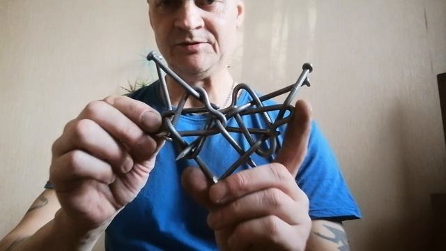 Сердечко из 8 гвоздей 150 на 5