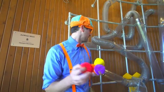 Блиппи (Blippi) - Бесконечный Туннель с Блиппи   Обучающие Песни для детей   Blippi Russian