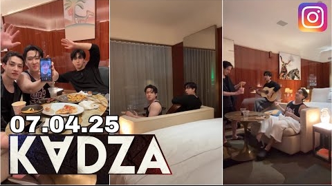 [Русская озвучка Kadza] Эфир 3RACHA в инстаграме 🐺🐷🐇🐿️ | 07.04.25