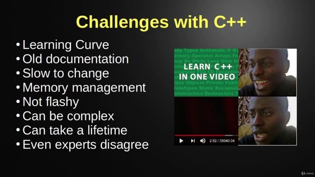 4. Challenges with C++