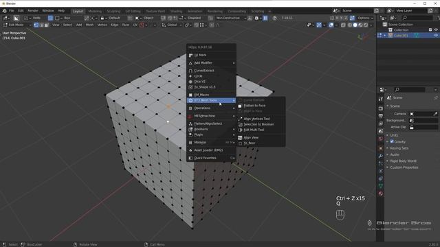 54 Quickly Join Verts