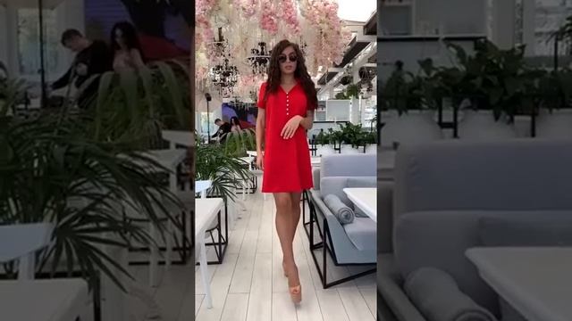 ВРЕМЯ МОДЫ - Летнее свободное платье с пуговками. 5 цве?