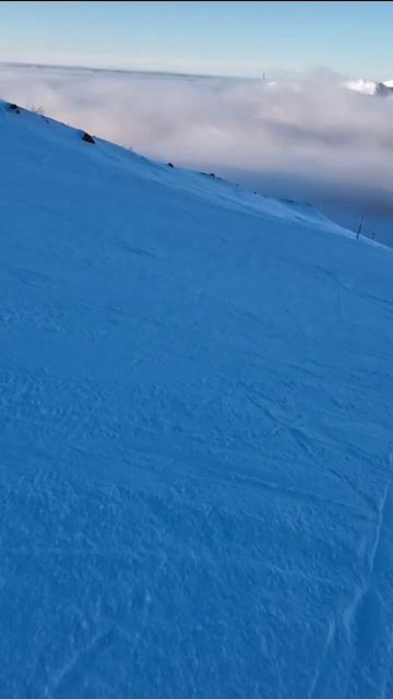 #BigWood #snowboarding #туман #красиво