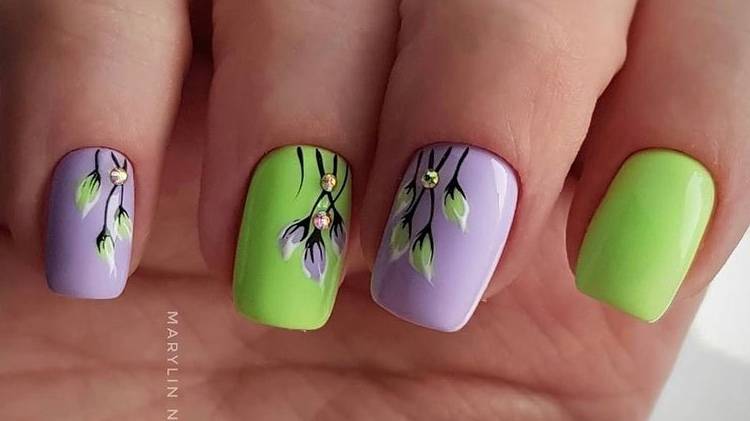 Маникюр на короткие ногти