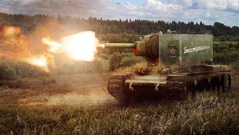 КВ-2 во взводе Tanks blitz