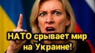 Мария Захарова против «натовских советчиков»: разбор переговоров в Стамбуле