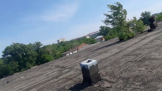 Вид с крыши заброшки.😊