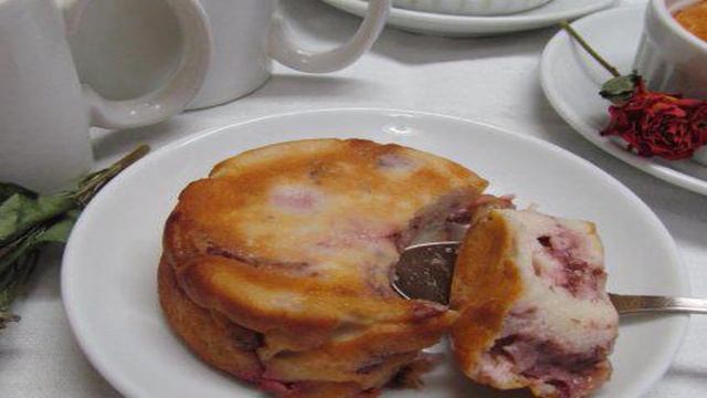 Творожное суфле с клубникой