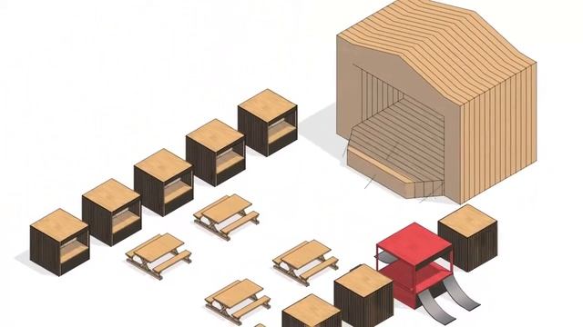3D Видеоролик о продукции компании Qbik, поставщика оборудования для мероприятий