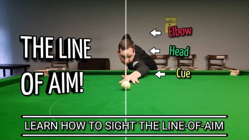 BartonSnooker | Линия прицеливания ОЧЕНЬ важна.