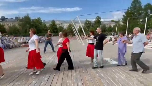 Танец ГУСАРСКАЯ ПОЛЬКА. Пушкин фест в Казани на Черном