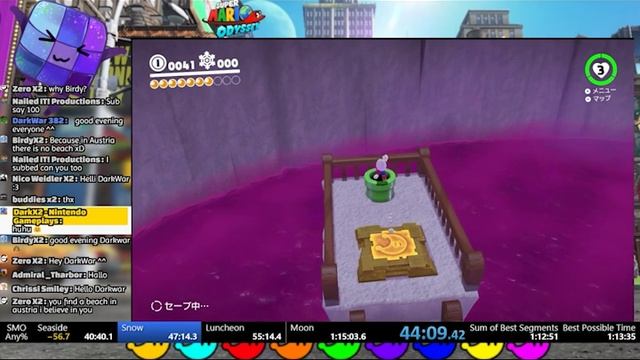 🌟 Super Mario Odyssey без комментариев — погоня за рекордом! Марио в режиме “Скорость+”! 🏃♂️💫