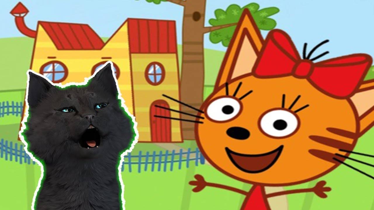 ТРИ КОТА ДОМ ТРЕХ КОТОВ С ГОВОРЯЩИМ СУПЕР КОТОМ ( ИГРА для ДЕТЕЙ ) Три Кота  Развивающие игры #154