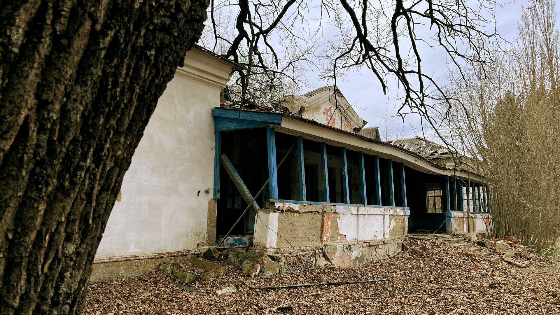 Заброшенный пионерский лагерь имени Александра Матросова. Курск.