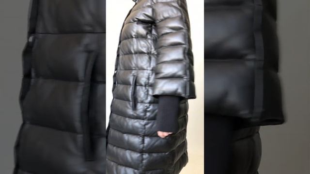 Пуховик женский LA REINE BLANCHE нат.кожа р.46-48 купить за 8500 ₽ на сайте furprice.ru /11681/