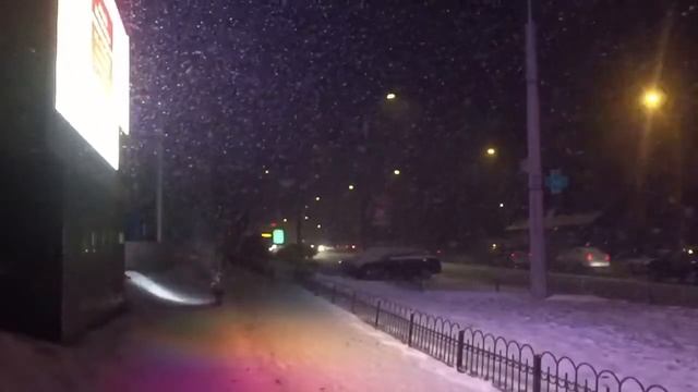 Снежок радует, Алматы 09.02.2016