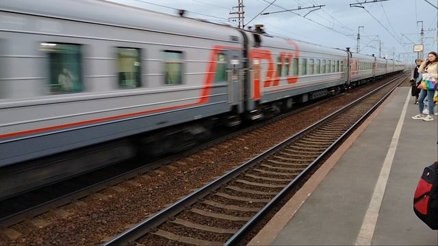 16 мая 2025 г. Электровоз ЭП2К-235 с Пассажирским поездом Сортировочная Имени Морозова