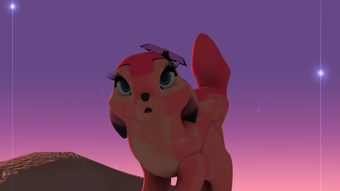 3d model Faline. Bambi 2. Волшебный туман. Анимация камеры
