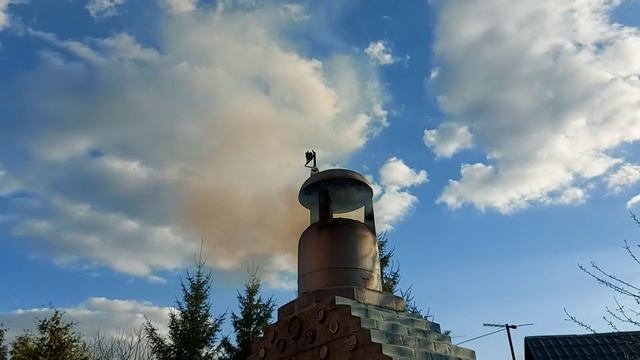 №21    Клубится дым из уличного камина (серия за городом). №21 (5)