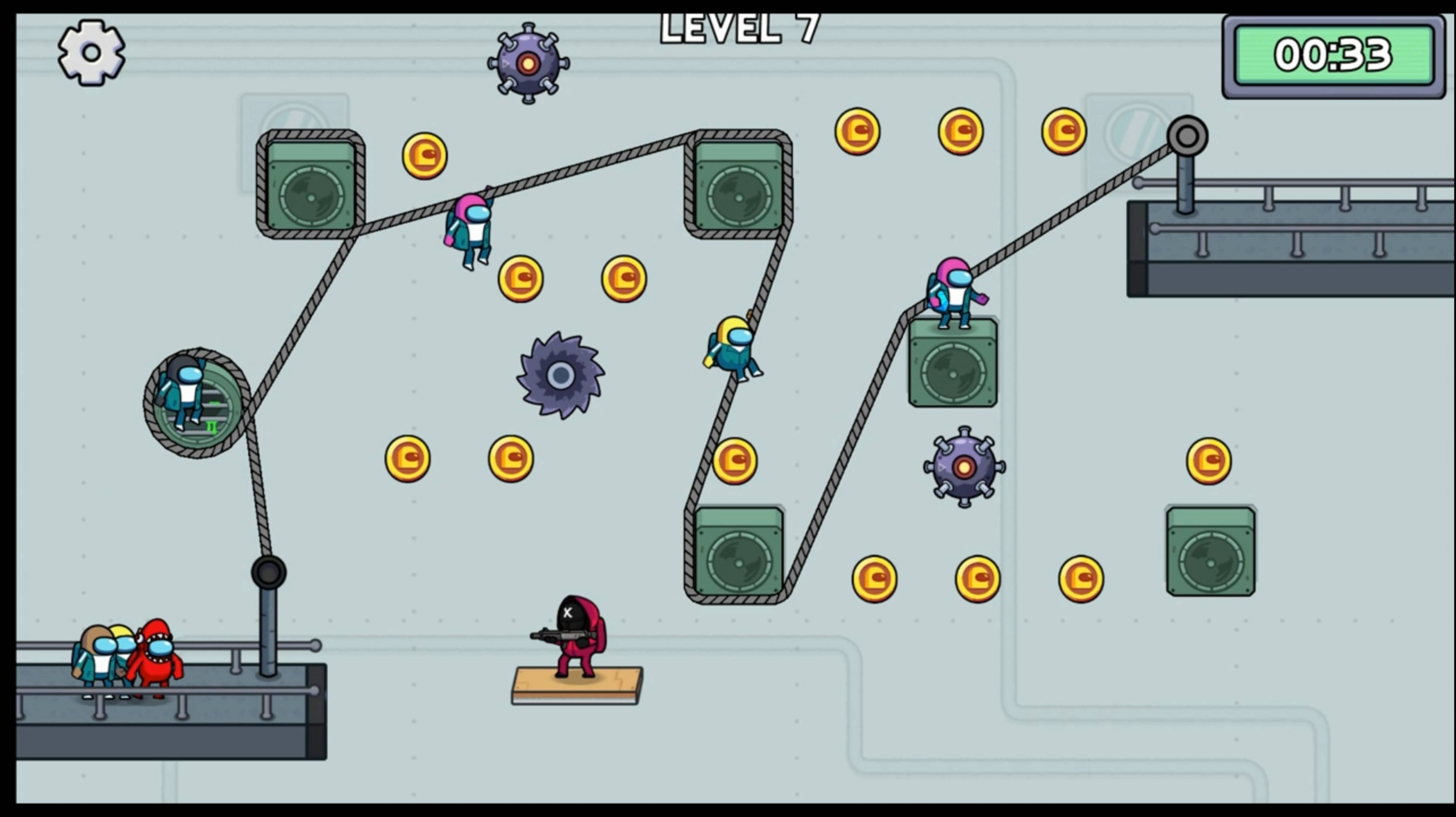 ИГРА ВЫЖИВАНИЕ 456 ЭТО НЕ САМОЗВАНЕЦ - ИГРА В КАЛЬМАРА ОПАСНЫЙ СПУСК 2