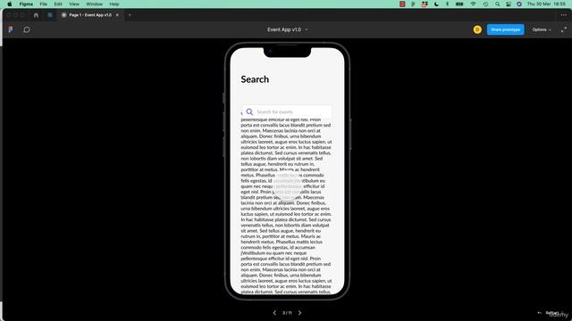 4_49. How to make sticky scroll position search bar in Figma