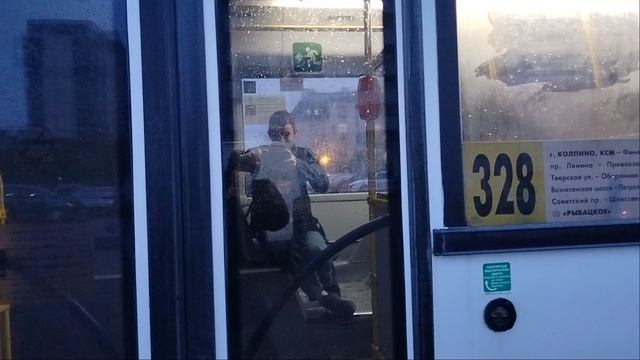 16 мая 2025 г. Автобус 328 маршрут МАЗ-103 8258 Колпино Улица Анисимова Дом 4