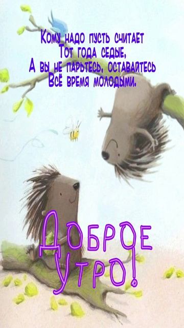 Открытка на утро