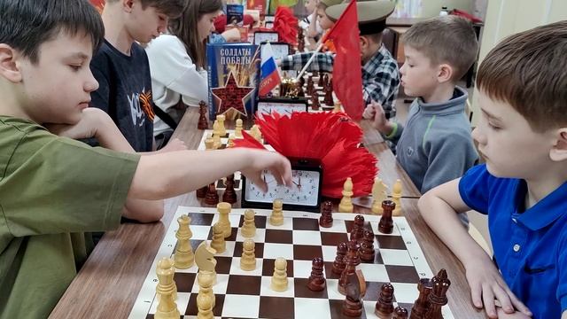 Турнир  по шахматам  в честь 9 мая