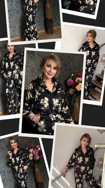 Шелковый костюм #одежда #мода #женскаяодеждаоптом #сти