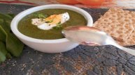 Суп -пюре со шпинатом и цуккини