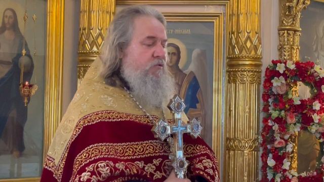 Слово протоиерея Сергия Кандыбина после молебна воинам идущим на брань