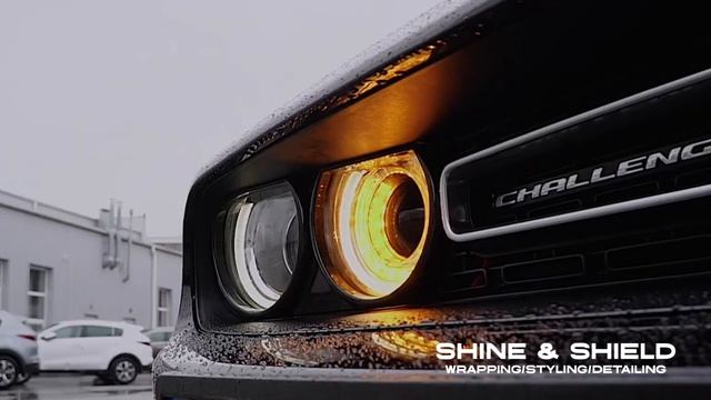 Dodge Challenger после детейлинг полировки ЛКП кузова