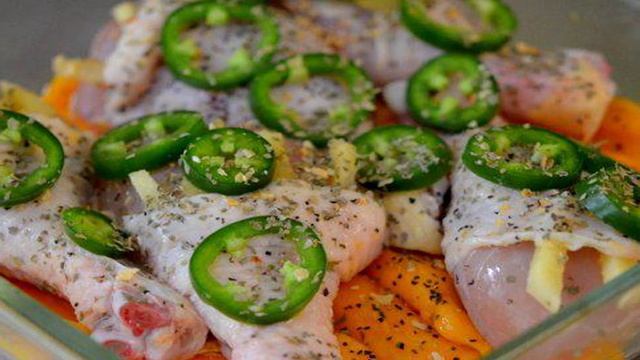 Курица со вкусом манго и имбиря