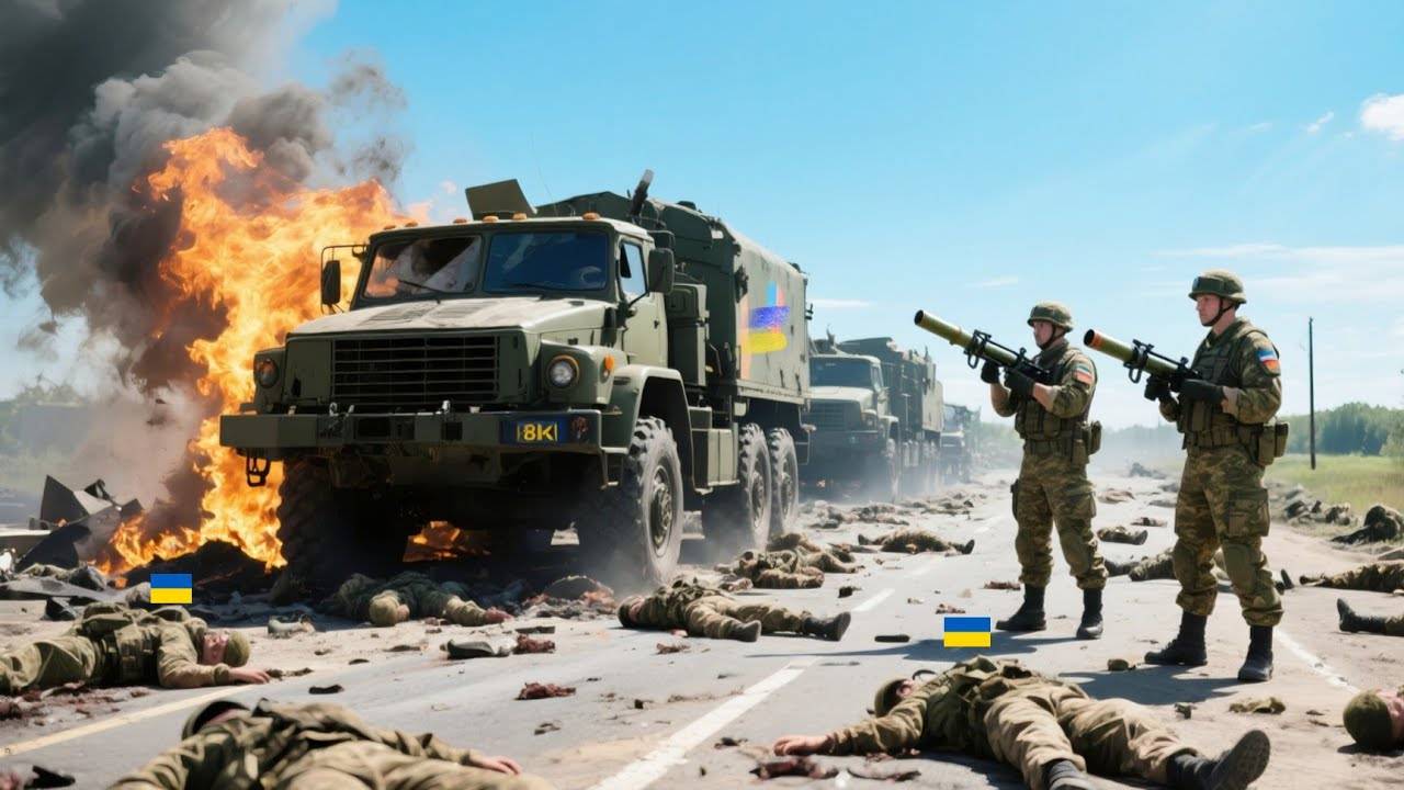 ПОЛНЫЙ, войска Путина жестоко расстреливают украинскую военную технику, пересекающую границу
