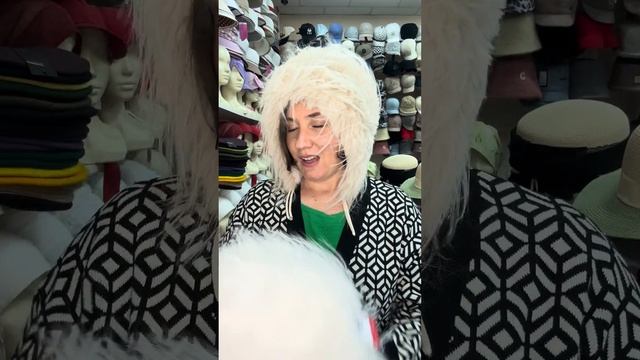шапка чепчик экомех Страус