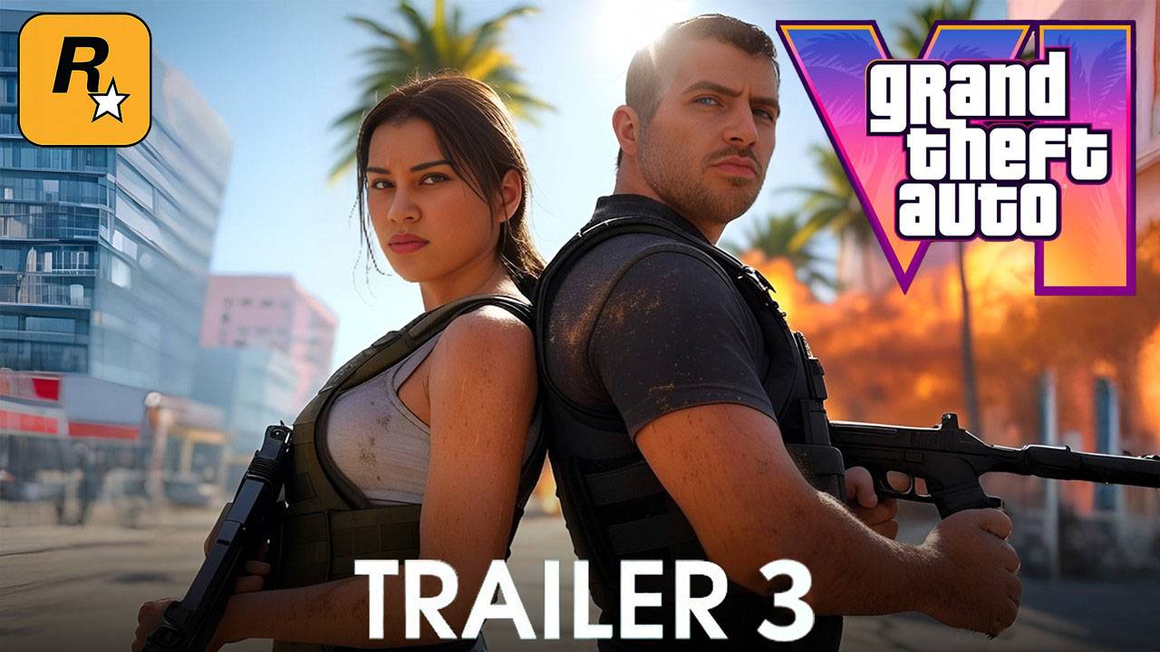 GTA 6 - Трейлер 3 | Третий Трейлер - ГТА 6 | GTA VI |Grand Theft Auto VI Trailer 3