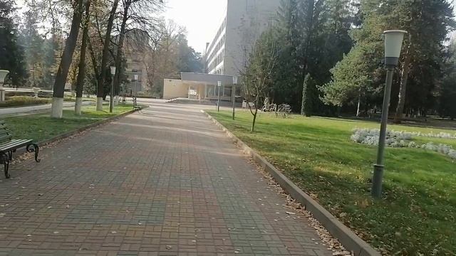 Санаторий им.Цурюпы. Воронежская область. Территория рядом с главным корпусом
