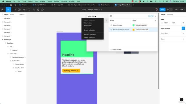 2_158. How to create Design Tokens in Figma