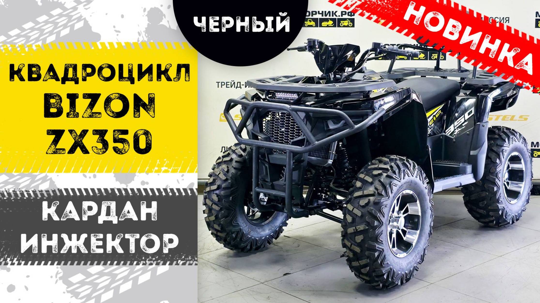 Квадроцикл Bizon ZX35 (Черный)
