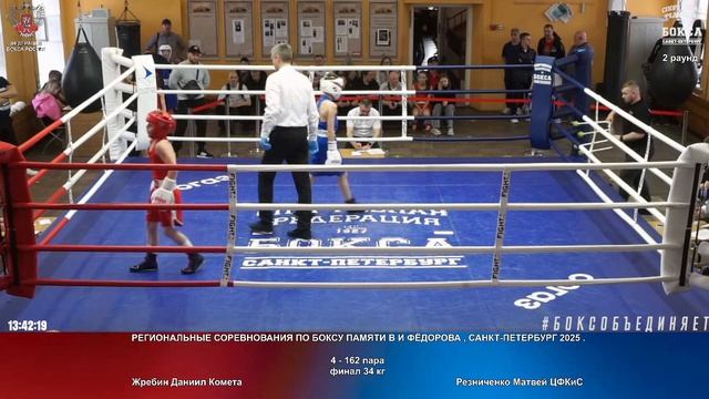 162 финал 34 кг Жребин Даниил Комета Резниченко Матвей ЦФКиС