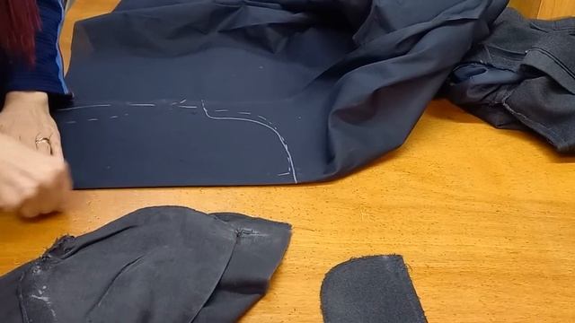 КАК  ЗАМЕНИТЬ МЕШКОВИНУ НА КЛАССИЧЕСКИХ БРЮКАХ. АТЕЛЬ?